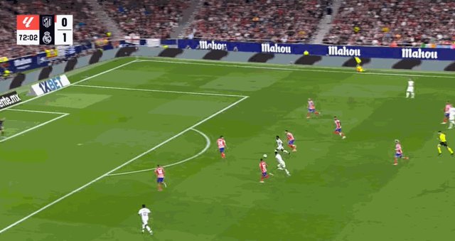 【西甲】马竞1比1皇马，米利唐进球，科雷亚绝平